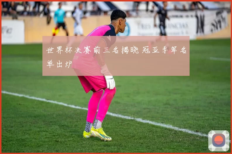 世界杯决赛前三名揭晓 冠亚季军名单出炉