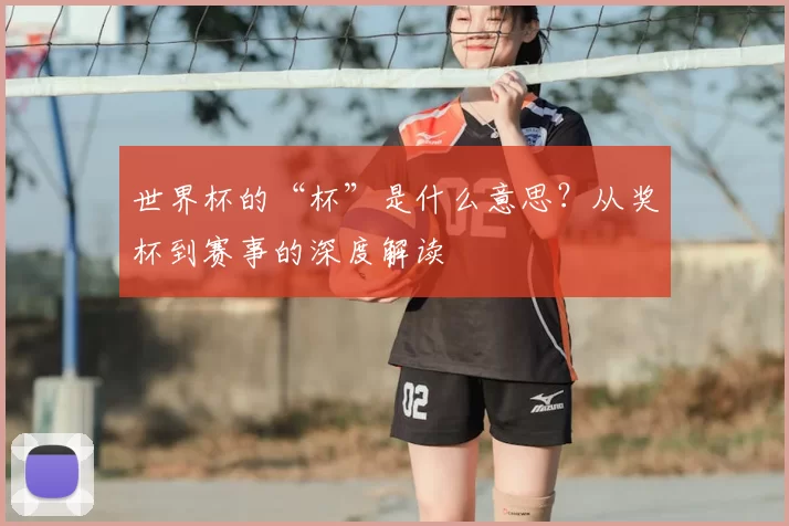 世界杯的“杯”是什么意思?从奖杯到赛事的深度解读